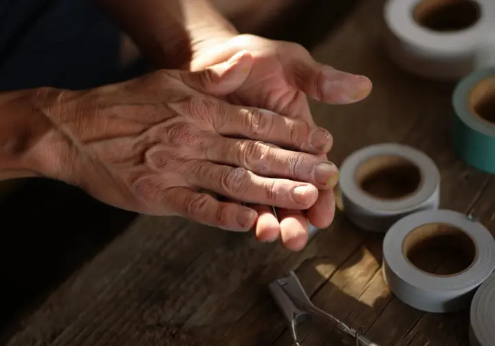Solving climber problems effectively with skin care essentials like climbing salve, tape, and a file.