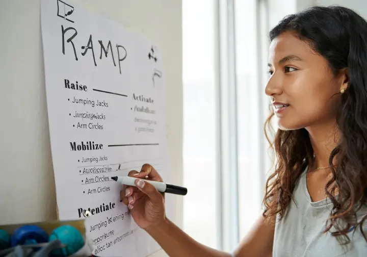 Building your optimal rock climbing warm up routine: climber planning with the RAMP protocol.