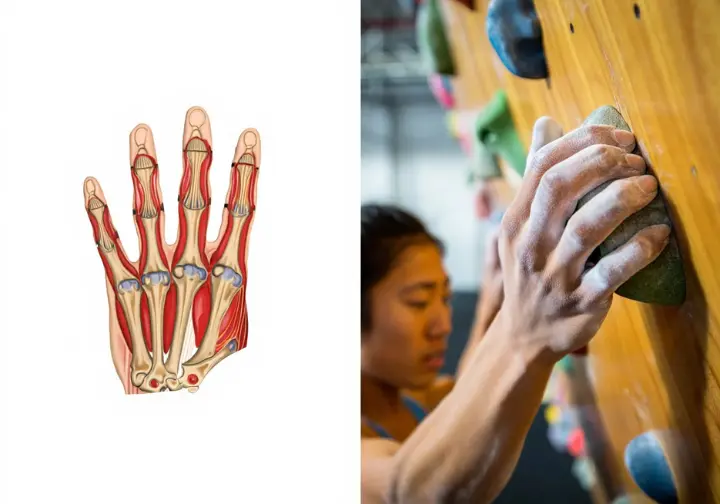 Foundations of rock climbing finger training: understanding finger anatomy and essential climbing grips.
