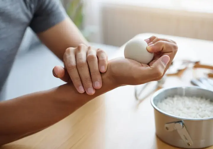 Rock climbing finger health: injury prevention and management through exercises like tendon glides.