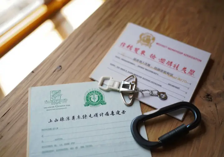 Standard Everest expedition costs breakdown: Close-up of official Nepal and Tibet climbing permit documents.