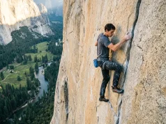 Alex Honnold Isn’t Fearless. He’s Just Prepared Lone free solo climber high on El Capitan's granite at first light in Yosemite