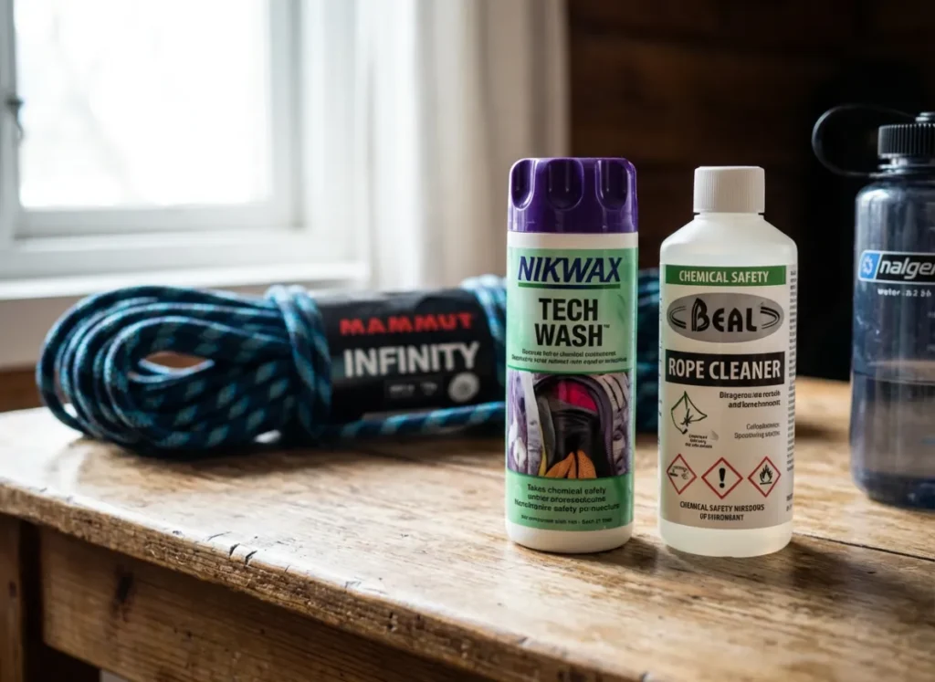 Rock Climbing Realms nikwax beal rope cleaner chemistry