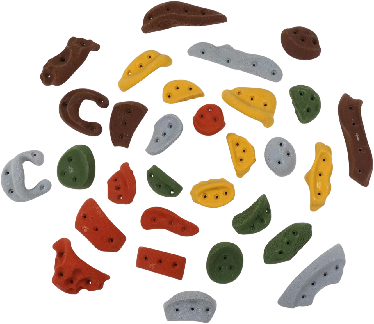 Atomik Fusion All-Around Set 30 Advanced Climbing Holds