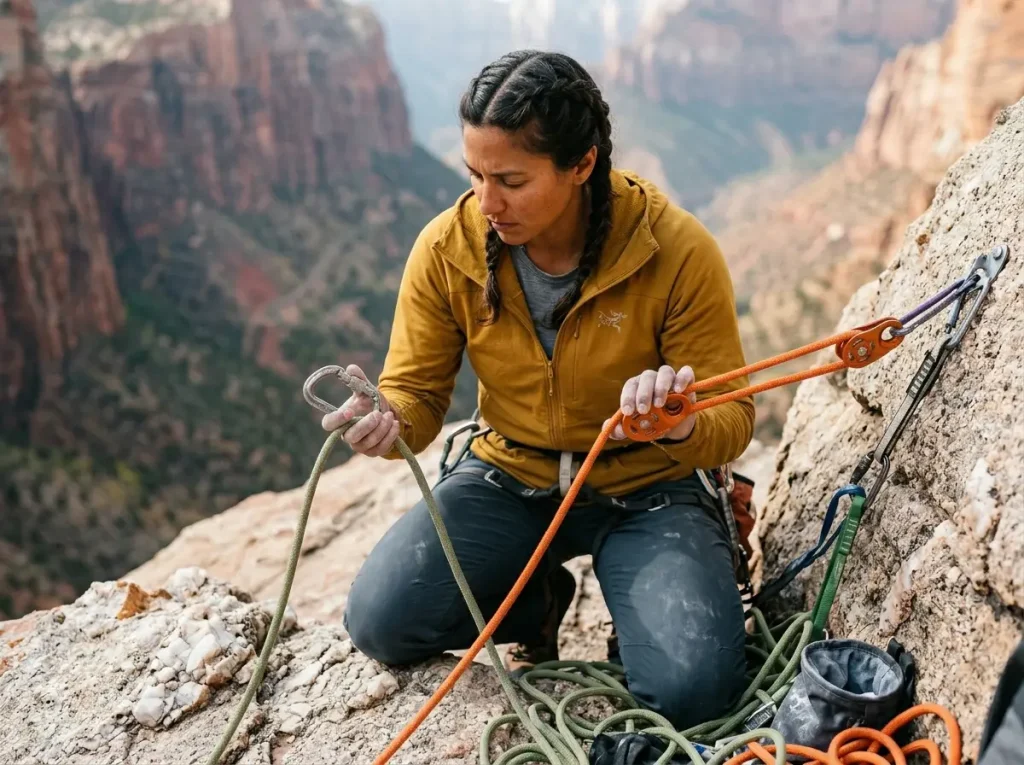 Guide comparing friction on a 3:1 hauling system with a DMM pulley versus a standard carabiner.