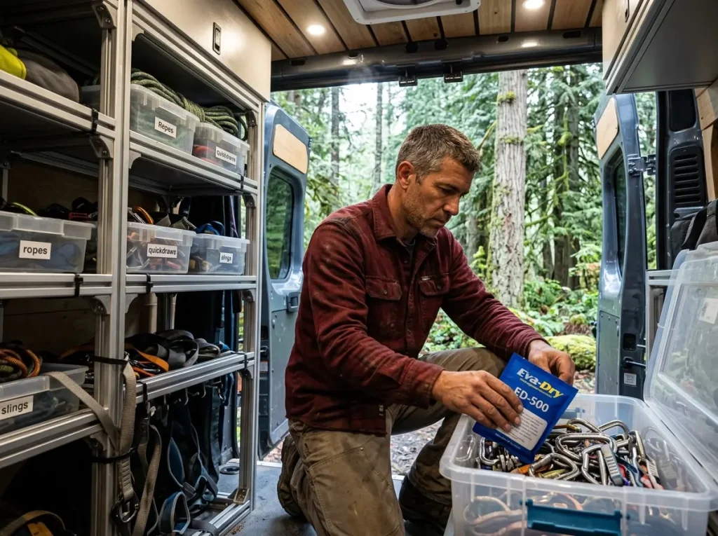Exploring the van build engineering to see what is dirtbag climbing lifestyle really like.