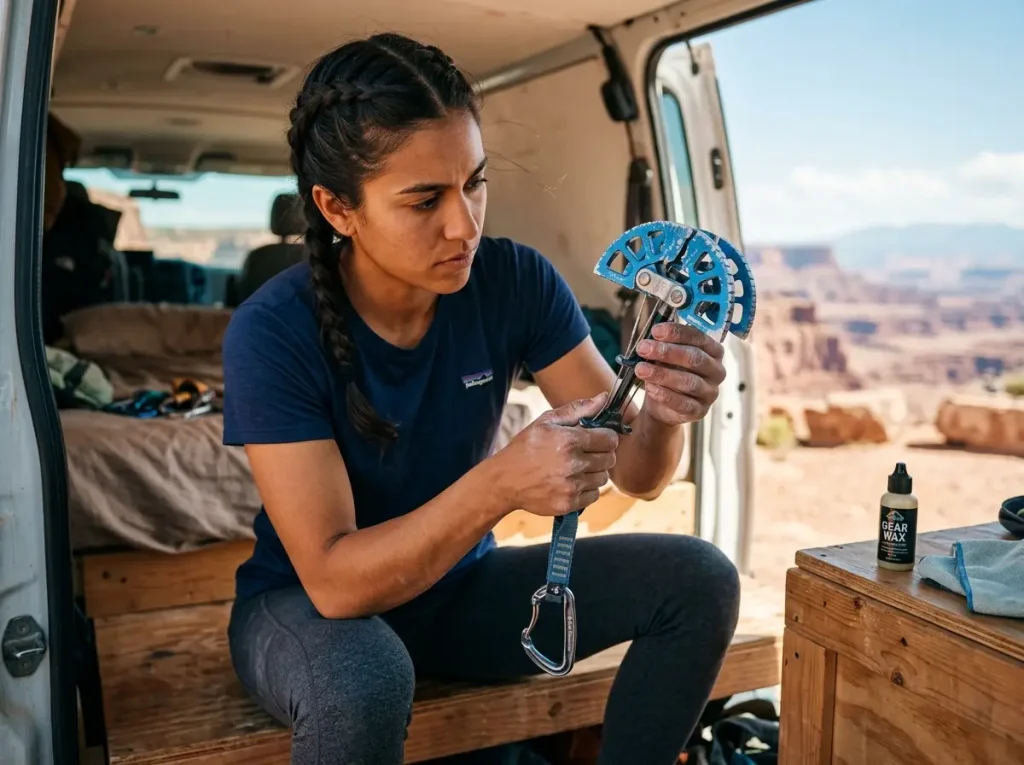 Gear inspection protocols crucial to what is dirtbag climbing lifestyle really like.