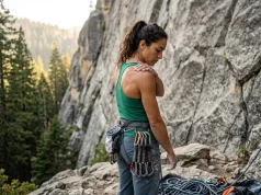 Shoulder Rehab for Climbers the Science Actually Backs Climber preparing for shoulder rehab exercises for climbers
