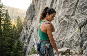 Shoulder Rehab for Climbers the Science Actually Backs Climber preparing for shoulder rehab exercises for climbers