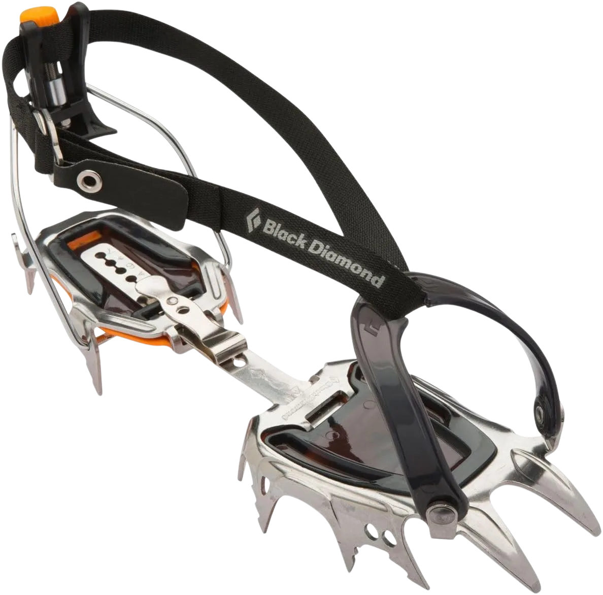 Black Diamond Sabretooth clip crampons for firm snow on Mount Shasta