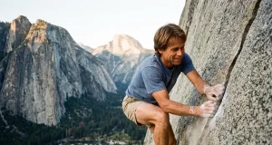 Who Is Peter Croft? The Soloist Before Honnold Ropeless climber on a vertical Yosemite granite crack, the free-solo style Peter Croft made famous