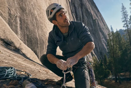 Which El Capitan Route Fits You? Here’s the Truth Climber racking up at the base of El Capitan at first light, Yosemite granite rising above