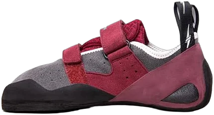 Evolv Elektra women's climbing shoe with a roomier toe box for wide and high-volume feet
