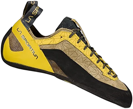 La Sportiva Finale flat lace-up climbing shoe as a budget crack climbing option