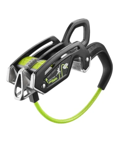 Edelrid Giga Jul convertible tube and assisted-braking belay device for multi-pitch climbing